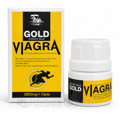 Возбуждающее средство для мужчин Viagra Gold Strong Man, 10 табл. от sex shop primegoods