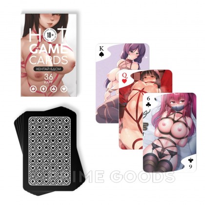 Карты игральные «HOT GAME CARDS» хентай БДСМ, 36 карт, 18+ от sex shop primegoods фото 2