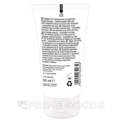 Массажный гель Lick It! с ароматом клубники, 50 мл от sex shop primegoods фото 2