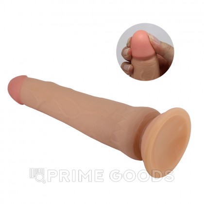 Реалистичный фаллоимитатор на присоске Tiemeyer Sliding skin (25*3,7 см) телесный от sex shop primegoods фото 7