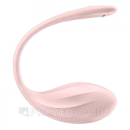 Виброяйцо Satisfyer Ribbed Petal (Connect App) розовый от sex shop primegoods