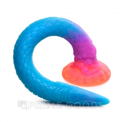 Фаллоимитатор Makara Glow-In-The-Dark Silicone Snake Dildo от sex shop primegoods
