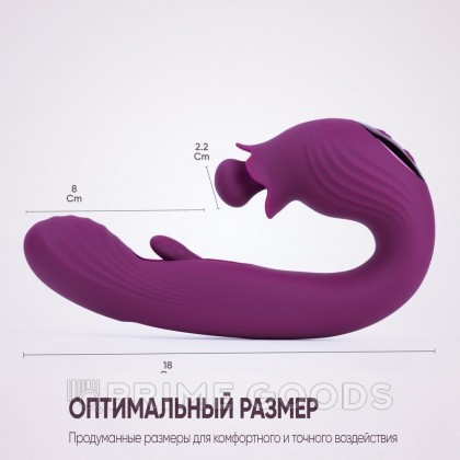 Вибратор Selove BellFlower фиолетовый от sex shop primegoods фото 8