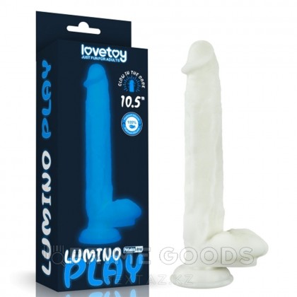 Фаллоимитатор Lumino Play светящийся в темноте (21*4 см) от sex shop primegoods фото 2