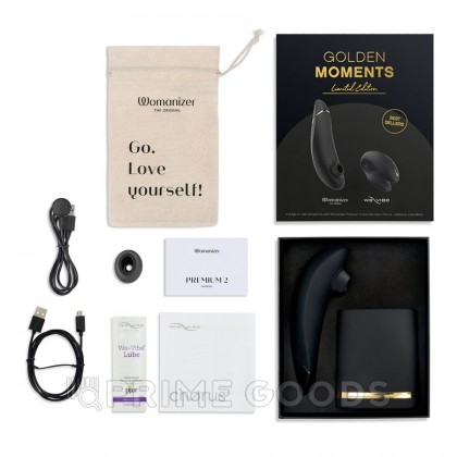 Набор We Vibe Golden Moments Collection с Womanizer premium и We-vibe Chorus Black от sex shop primegoods фото 7