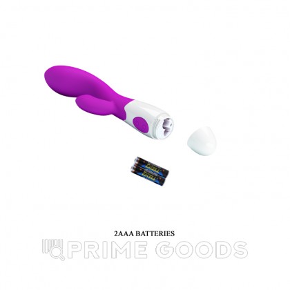Вибратор с вибростимулятором клитора (20 см. х 3,6 см.) от sex shop primegoods фото 5