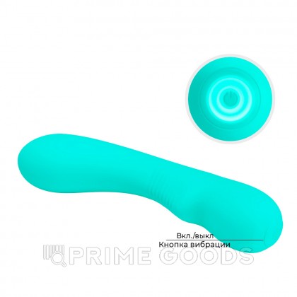 Вибратор Matt Super Soft (19 см) бирюзовый от sex shop primegoods фото 11
