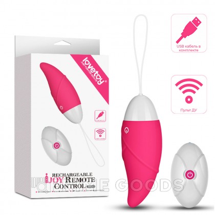 Вибро яйцо с пультом IJOY (розовый) от sex shop primegoods фото 3