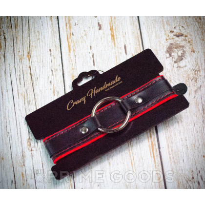 Ошейник с мягкой красной подкладкой - primegoods.kz фото 2 Ошейник с мягкой красной подкладкой от sex shop primegoods фото 2