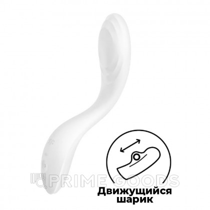 Вибратор с стимуляцией точки G Satisfyer Rrrolling Pleasure белый от sex shop primegoods фото 2
