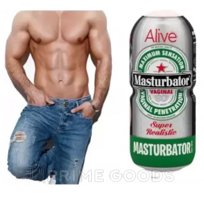 Мастурбатор Heineken (вагина) от Alive от sex shop primegoods фото 5