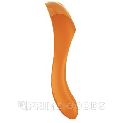 Мини вибратор на палец Satisfyer Candy Cane оранжевый от sex shop primegoods фото 3