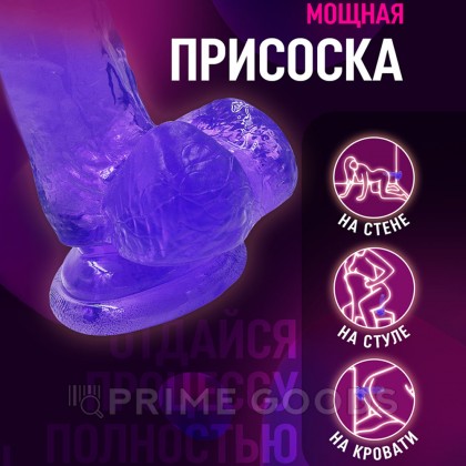 Фаллоимитатор на присоске My Extaz, фиолетовый, 14x3,5 см от sex shop primegoods фото 6