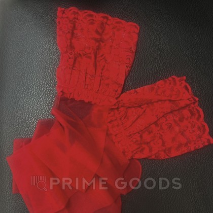 Чулки женские, красный от sex shop primegoods фото 3