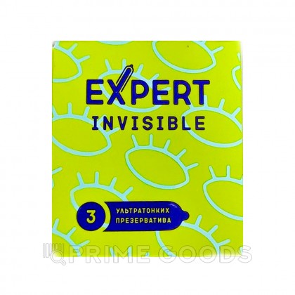 Презервативы EXPERT INVISIBLE № 3 (особо тонкие), 3 шт. от sex shop primegoods