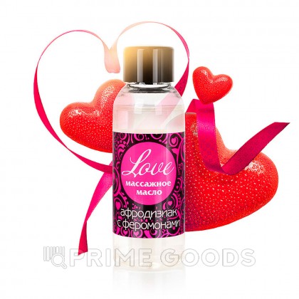 Массажное масло с феромонами Love, флакон, 75 мл от sex shop primegoods фото 2