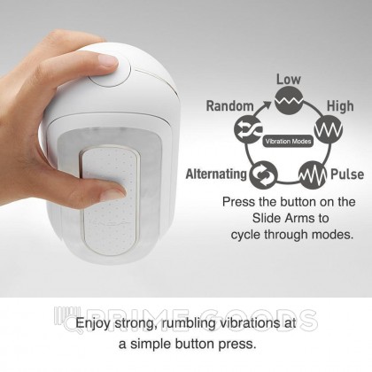 TENGA Мастурбатор Flip Zero с вибрацией белый от sex shop primegoods фото 2