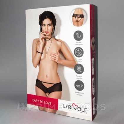 Шортики с доступом и шнуровкой сзади Le Frivole Easy to love (S/M, 42-44) от sex shop primegoods фото 3