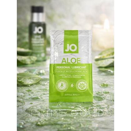Гель на водной основе с алоэ и гиалуроновой кислотой JO ALOE, 5 мл от sex shop primegoods фото 3
