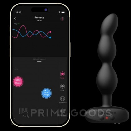 Вибрационные и вращающиеся анальные шарики с управлением на расстоянии Ridge Lovense от sex shop primegoods фото 11