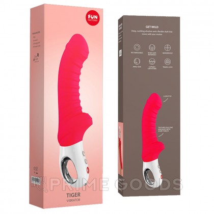 Вибратор точки G TIGER от Fun Factory (ярко-розовый) от sex shop primegoods фото 4