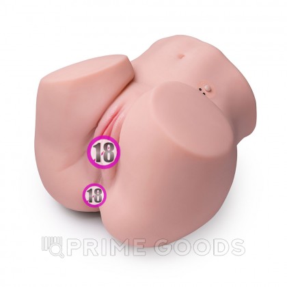 Реалистичный двойной мастурбатор Olga с вибрацией от sex shop primegoods фото 8