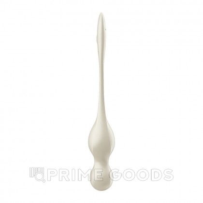 Тренажер для интимных мышц с вибрацией Satisfyer Love Birds 1 белый (Connect App) от sex shop primegoods фото 4