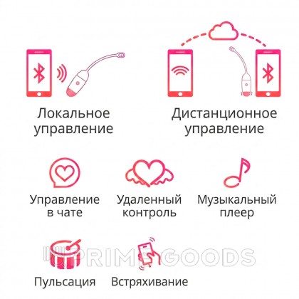 Виброяйцо Magic Motion Vini, розовый от sex shop primegoods фото 8