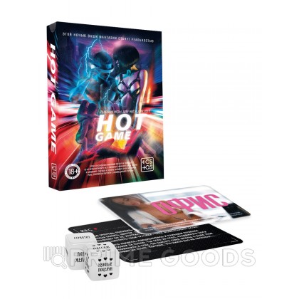 Игра для пар «Hot game», 30 карт ролевых игр, 30 карт поз, 2 кубика, 18+ от sex shop primegoods фото 2
