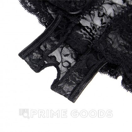 Трусики на завязках с доступом черные (M-L) от sex shop primegoods фото 9