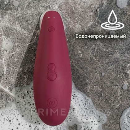 Стимулятор клиторальный Womanizer Classic-2, бесконтактный, бордовый от sex shop primegoods фото 6