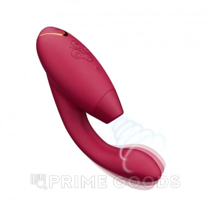 Бесконтактный клиторальный стимулятор Womanizer Duo 2, бордовый от sex shop primegoods фото 2
