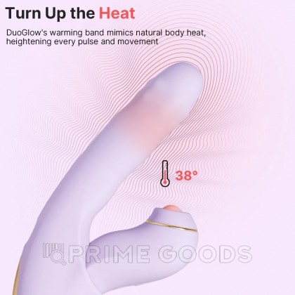 Вибромассажер со съёмным клиторальным пульсатором DuoGlow Svakom от sex shop primegoods фото 5