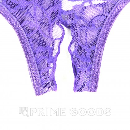 Стринги с доступом Purple Bow (XL) от sex shop primegoods фото 2