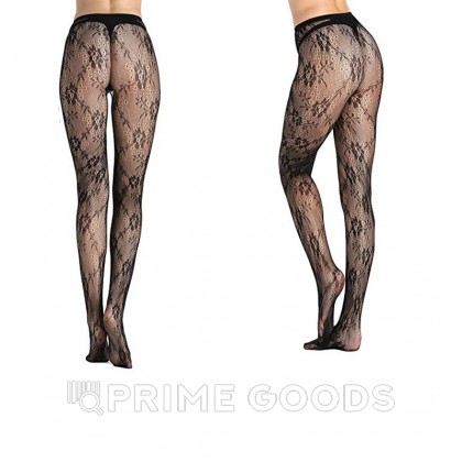 Ажурные черные колготки от sex shop primegoods фото 4