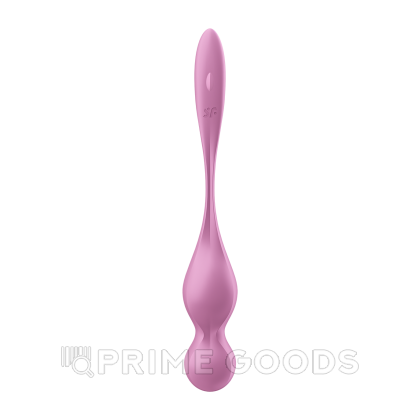 Тренажер для интимных мышц с вибрацией Satisfyer Love Birds 1 розовый (Connect App) от sex shop primegoods фото 5