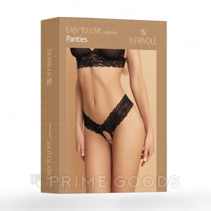 Трусики с доступом и цветочным кружевом Easy to love, L/XL, 46-48 от sex shop primegoods фото 6