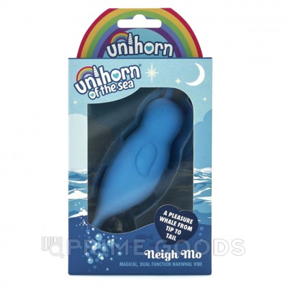 Вибромассажер  Unihorn of the Sea – Neigh Mo с точечной стимуляцией, голубой от sex shop primegoods фото 5