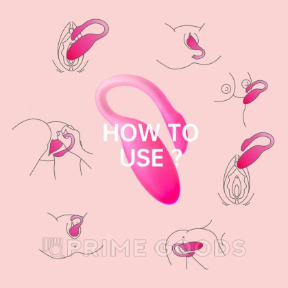 Вибромассажёр с интеллектуальным управлением Magic Flamingo Max от Magic motion розовый от sex shop primegoods фото 6