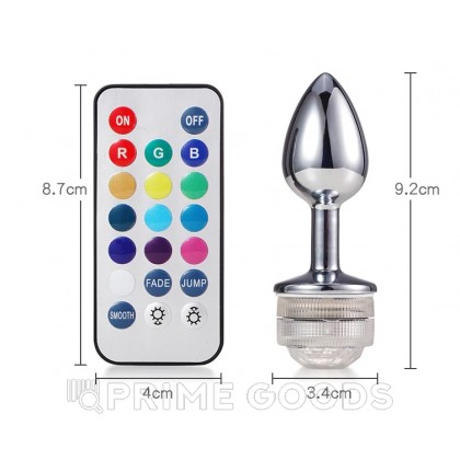 Анальная пробка с подсветкой от sex shop primegoods фото 9