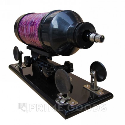 Секс-машина Machine Gun фиолетовая кожа от sex shop primegoods фото 3