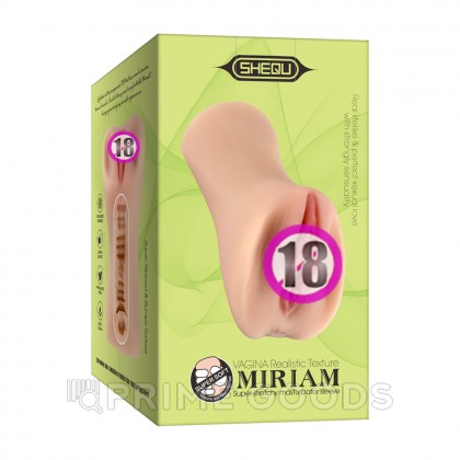 Реалистичный мастурбатор в виде вагины и половых губ Miriam от sex shop primegoods фото 3