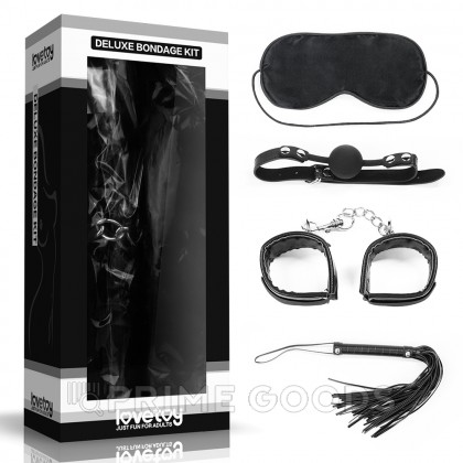 Фетиш набор Deluxe Bondage (с флоггером) от sex shop primegoods
