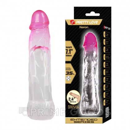 Насадка-удлинитель «Neron Pretty Love» розовая от sex shop primegoods