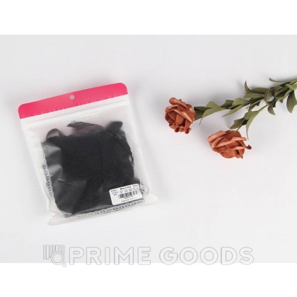 Пояс на высокой посадке с ремешками для чулок Floral Lace черные (размер M-L) от sex shop primegoods фото 10