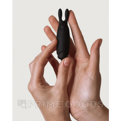 Карманный вибратор-кролик Rabbit Adrien Lastic черный от sex shop primegoods фото 6