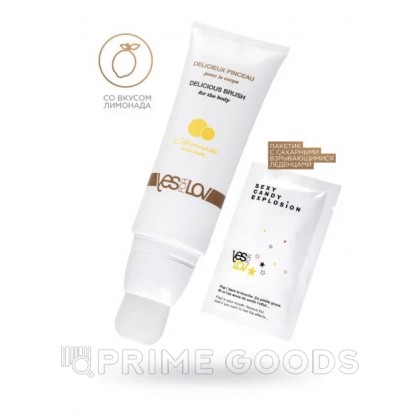 YESforLOV Съедобный гель для тела Лимонад 50мл от sex shop primegoods фото 4
