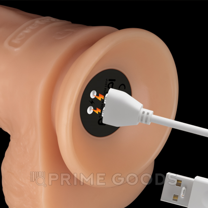 Вибратор реалистик Lovetoy Power Basics (23,8*5 см) от sex shop primegoods фото 6