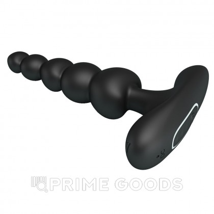 Анальный вибростимулятор «Corban» черный от sex shop primegoods фото 5