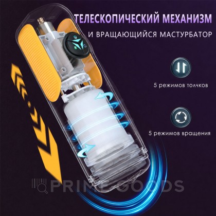 Автоматический мастурбатор с функцией ротации и вращения от sex shop primegoods фото 2